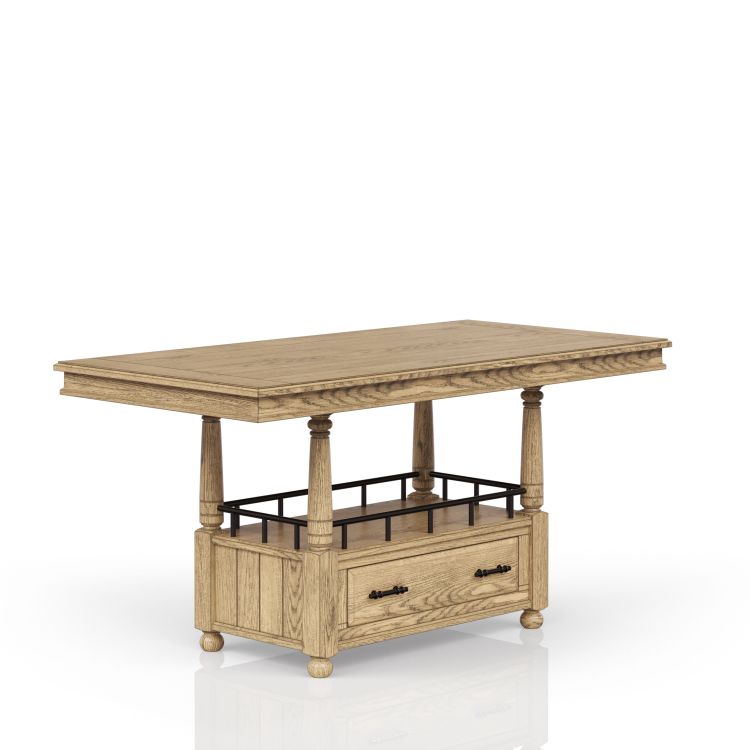Counter Table Caramel Finish