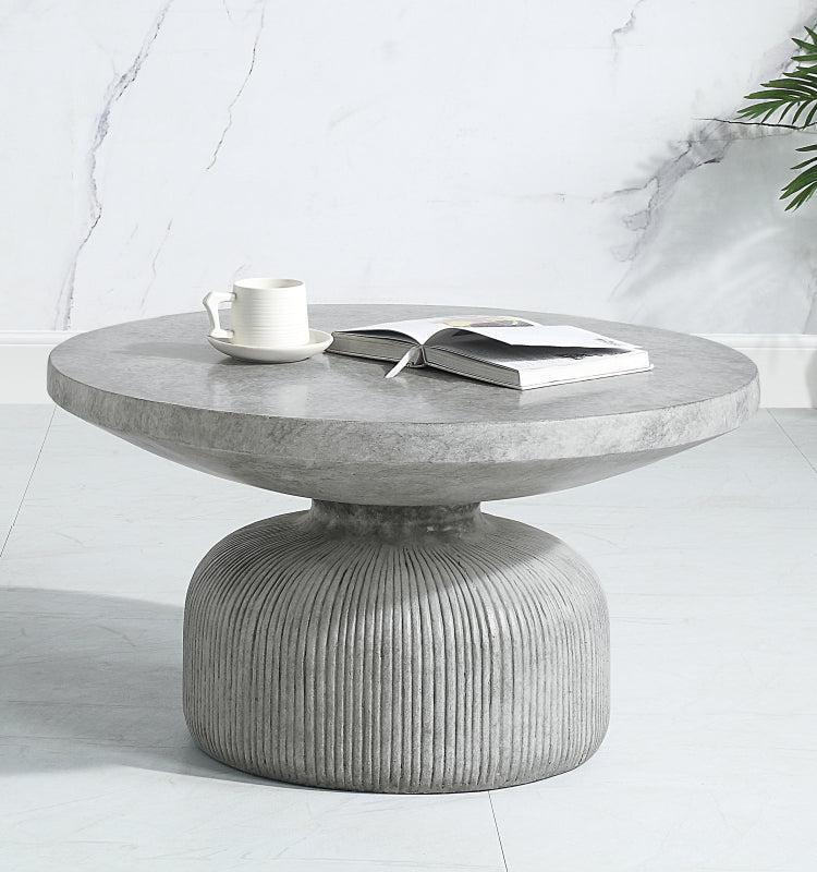 Laddie Weathered Gray Finish Coffee Table