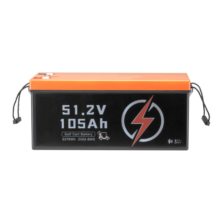 48V 105Ah Golf Cart Lithium Battery 20A Charger Lcd Monitor & 4000 Cycle