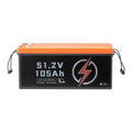 48V 105Ah Golf Cart Lithium Battery 20A Charger Lcd Monitor & 4000 Cycle