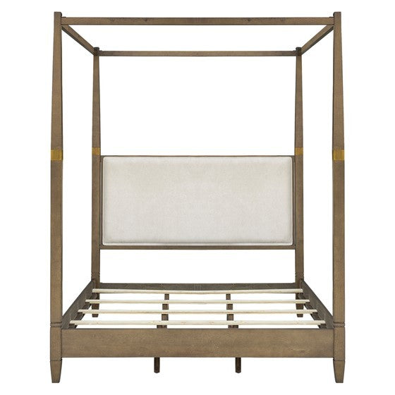 Canopy Bed Queen Brown See Below