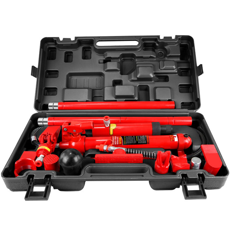 Power Hydraulic Ram Cylinder Jack: Single Acting Mini Jack, Porta Power Kit, Stroke For Building, Bridge, Construction, Precision Machinery, Small Spaces 10 Ton Capacity