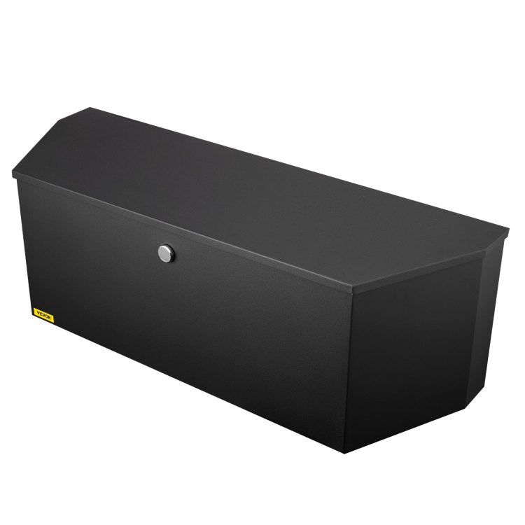 Trailer Tongue Box, Carbon Steel Tongue Box Tool Chest, Heavy Duty Trailer Box Storage With Lock And Keys, Utility Trailer Tongue Tool Box For Pickup Truck Bed, Rv Trailer, 36"X12"X12"