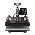 8 In 1 Heat Press Machine 15X15 In 30Oz Tumbler Press T Shirts Black