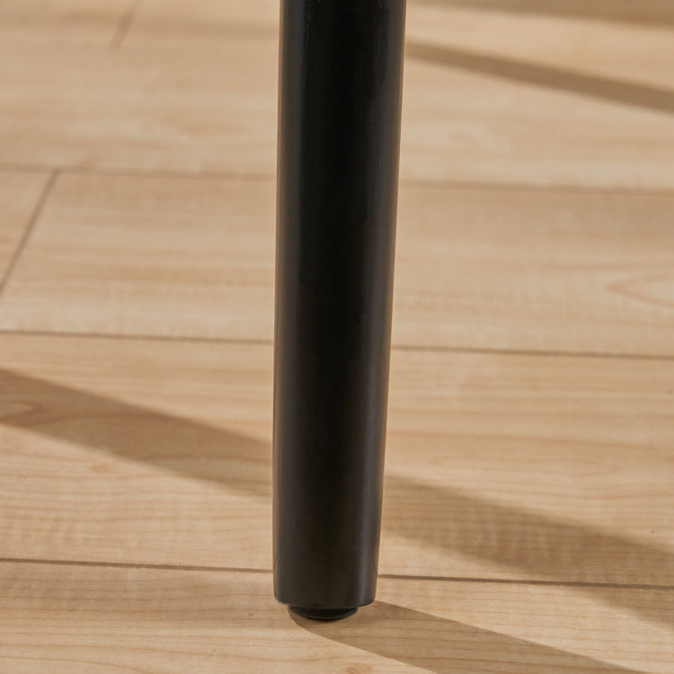 BARSTOOL black - rubber wood
