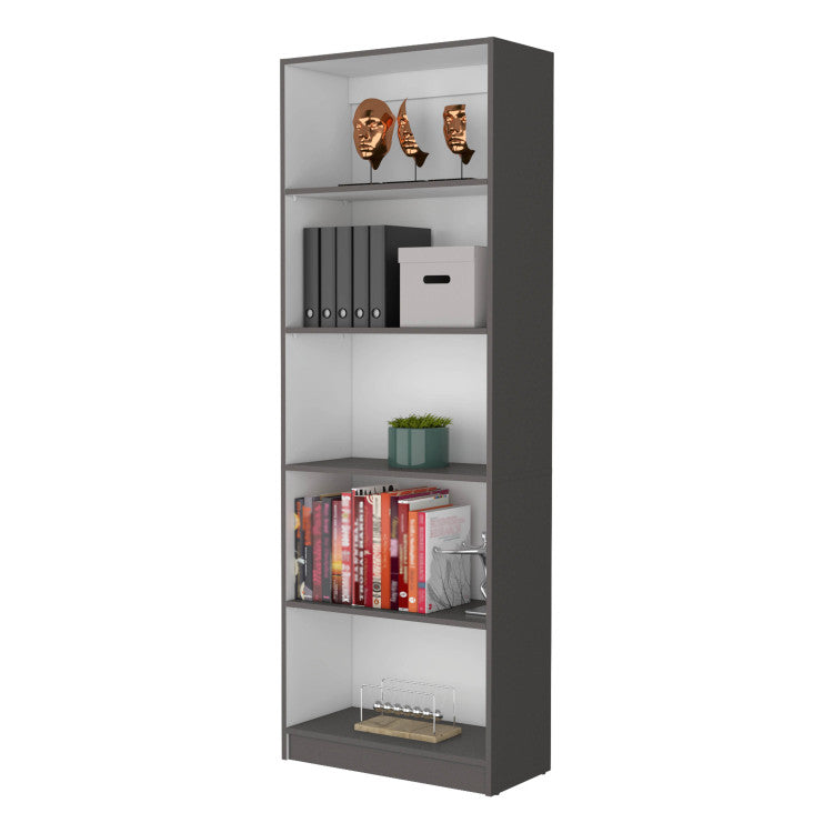 Sutton 4 Shelves Bookcase With Modern Storage Shelves