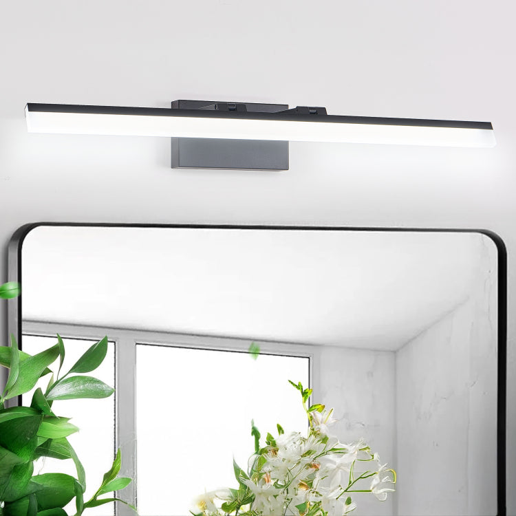 32 Inch Modern Led Bathroom Vanity Light Sleek Black Metal Wall Light For Mirror, Dressing Room Or Sink Area