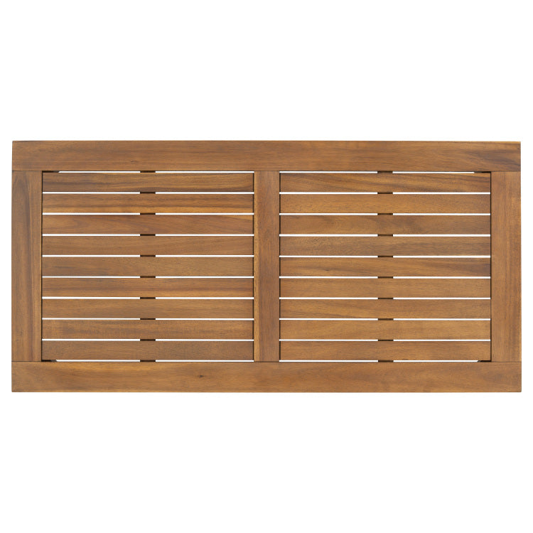 Acacia Classic Outdoor Coffee Table,Natural Finish