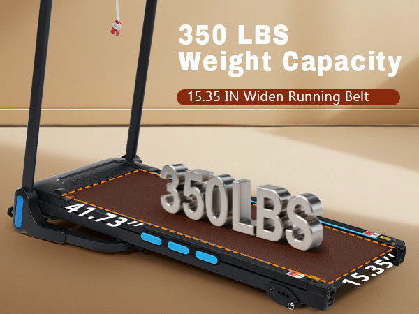 Treadmills For Home, 3.5Hp Hydraulic System Auto Foldable Treadmill With Incline,10Mph 350Lbs Weight Capacity Electric Treadmills With Heart Rate Sensors,Type C & Usb Charge ,Bluetooth Speaker