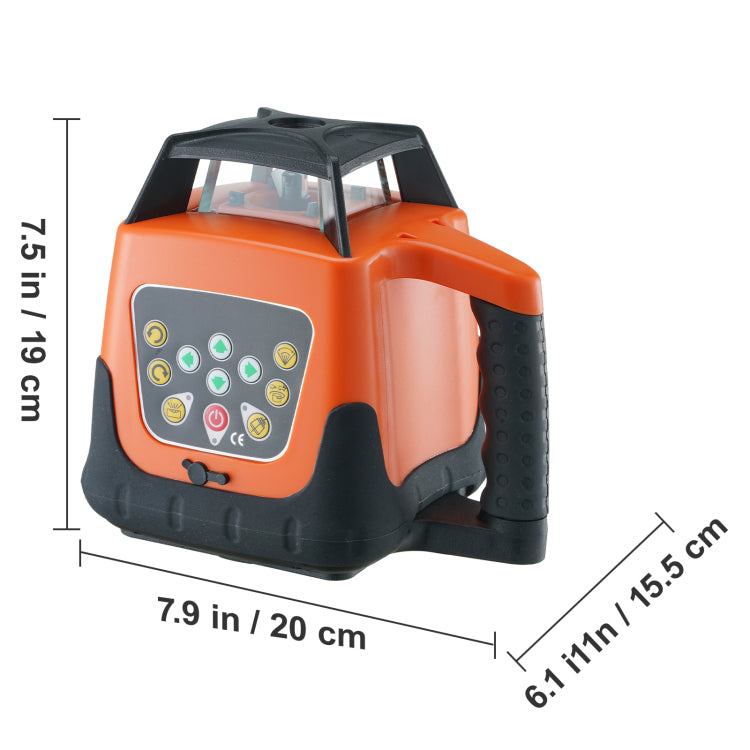 Laser Level, 2000Ft, 360 Degree Self Leveling Green Cross Line Laser, 5 Rotation Speeds & 4 Scanning Angles Adjustment, Ip66 Waterproof Remote Control Manual Self Leveling Mode, Battery Included