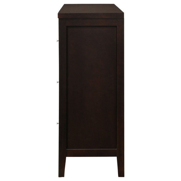 Wedgewood Cappuccino 6 Drawers Dresser