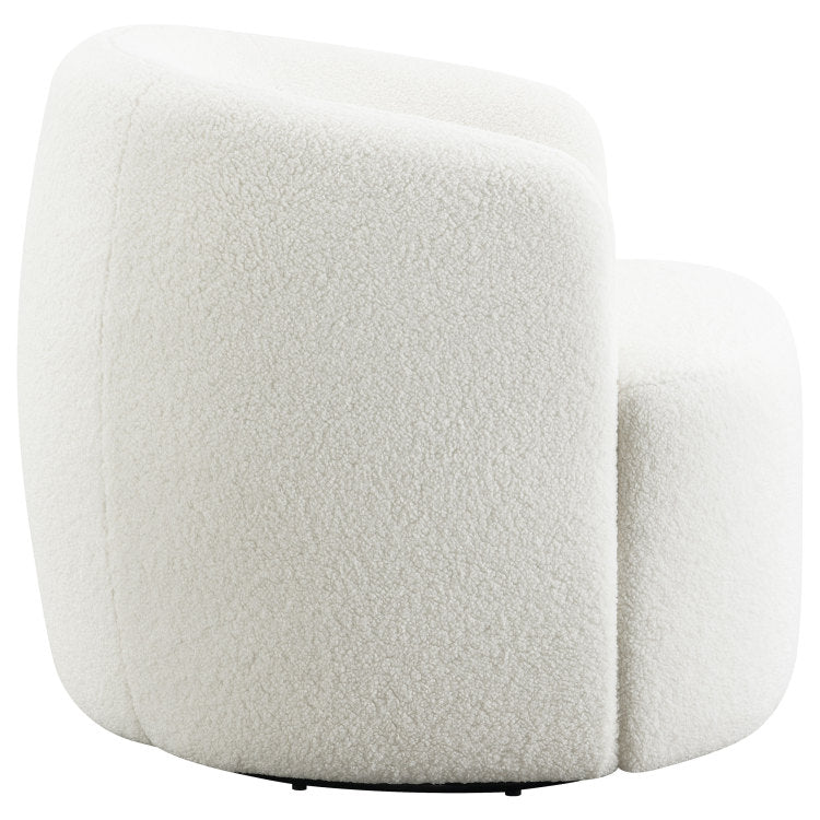 Denae Natural Upholstered Swivel Chair