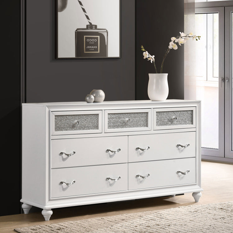 Randall White 7 Drawers Dresser
