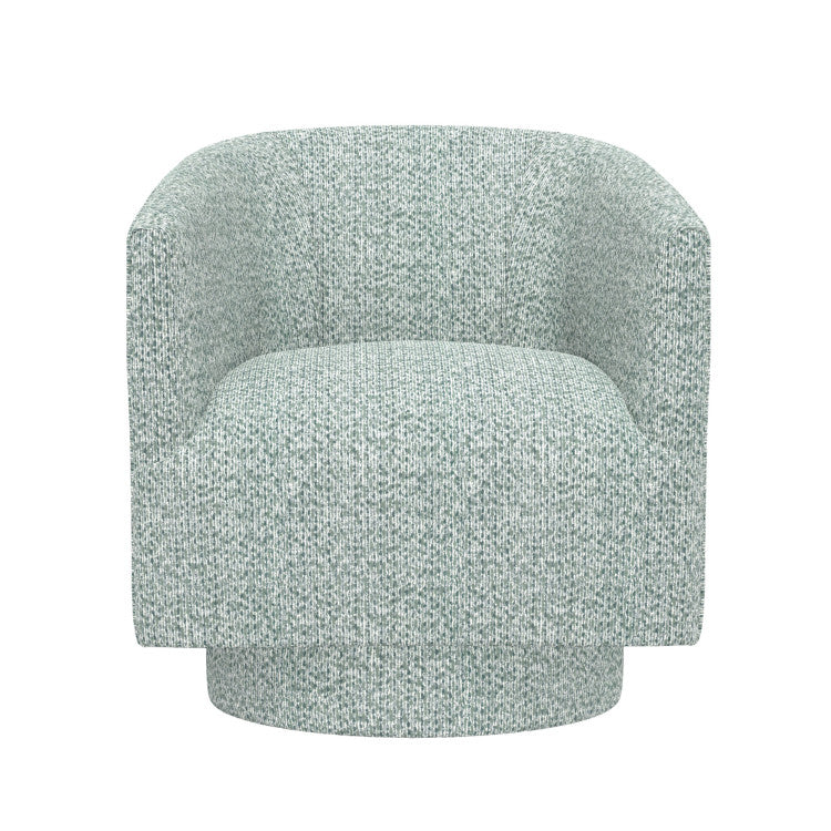 Blue Swivel Accent Chair