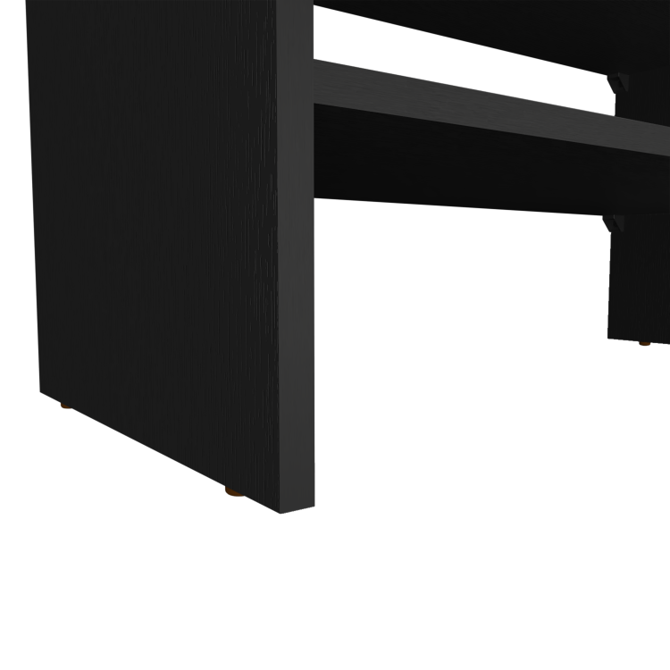 Stackable Shoe Rack Howard, Bedroom, Black