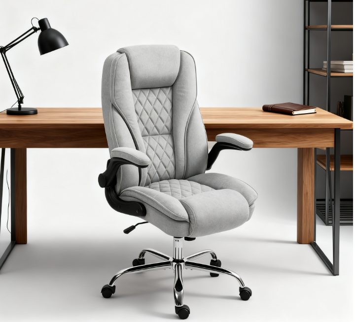 High Back Office Chair, Adjustable Ergonomic Design For Home & Office