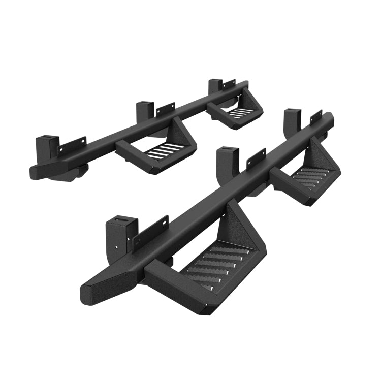 Running Boards For 18 26 Jeep Wrangler Jl Black Powder Coated Side Steps Bars