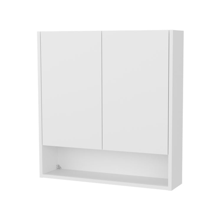 Gaviota Wall Mounted Medicine Cabinet, Two Doors, Three Interior Shelves, Modern Bathroom Storage Unit, White
