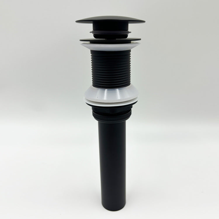 Bathroom Sink Drain Without Overflow, Vessel Sink Lavatory Vanity Pop Up Drain Stopper, 304 Stainless Steel
