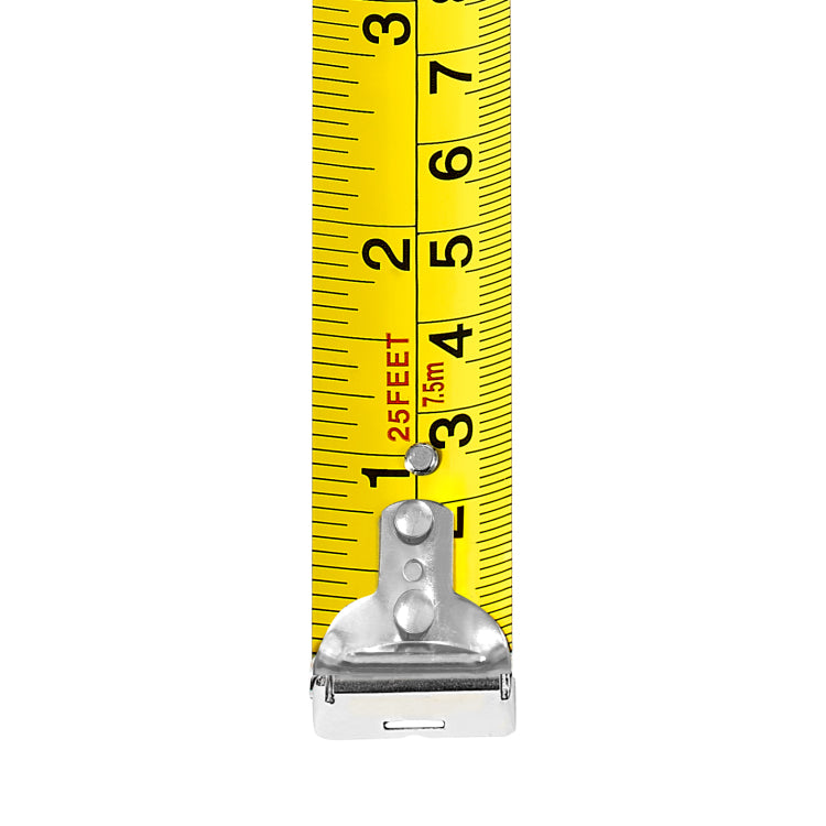 Tape Measure 25 Ft Length, Measuring Tape With Retractable, Imperial And Metric Ft M Dual Scale & Abs Case & Easy Read Steel Measurement Tool, For Outdoor,Decoration