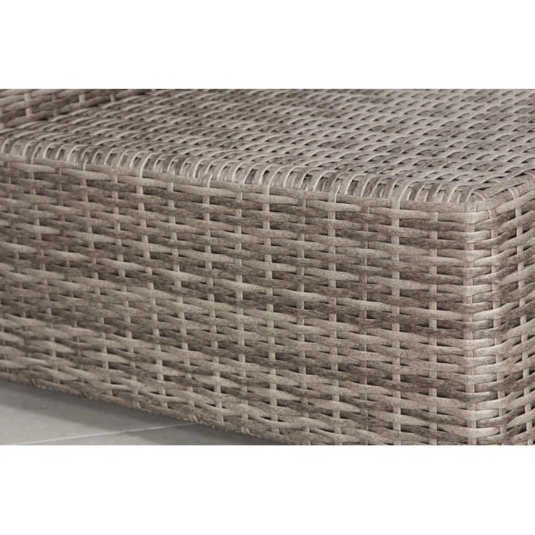 All Weather Wicker 8 Piece Patio Sectional Set Pre Assembled With Cushions