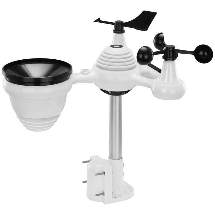 7 In 1 Wireless Weather Station, 7.5 In Large Color Display, Digital Home Weather Station Indoor Outdoor, For Temperature Humidity Wind Speed Direction Rain Uv, With Forecast Data, Alarm, Alerts