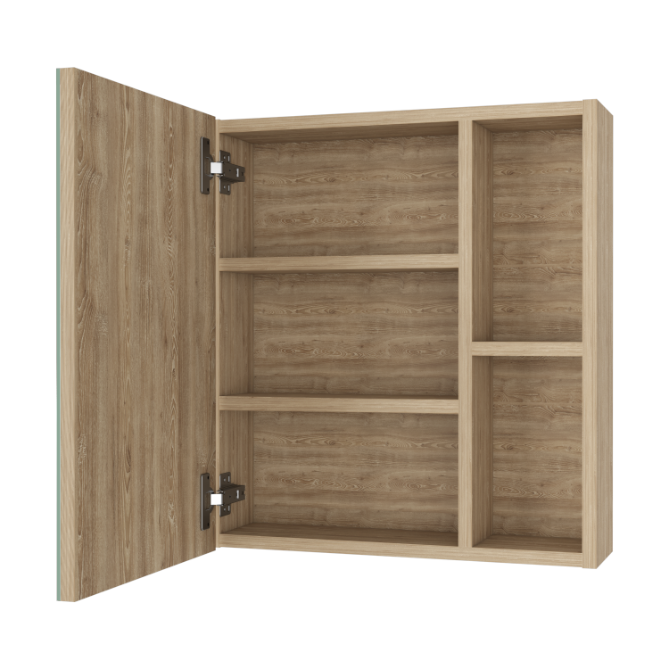 Lincoln Mirrored Medicine Cabinet, Five Interior Shelves