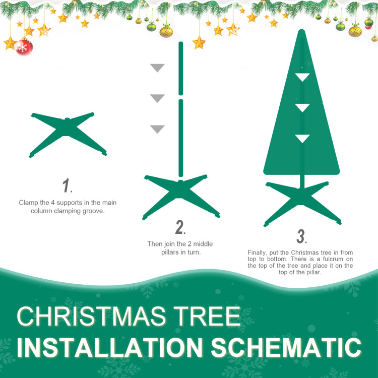 6Ft Red Pop Up Christmas Tree With 150 Warm White Led Lights, Ornaments Included 4 Ribbons, Bow, Flowers, Snowflakes, Pine Cones & Balls Easy Assembly & Space Saving Holiday D Cor
