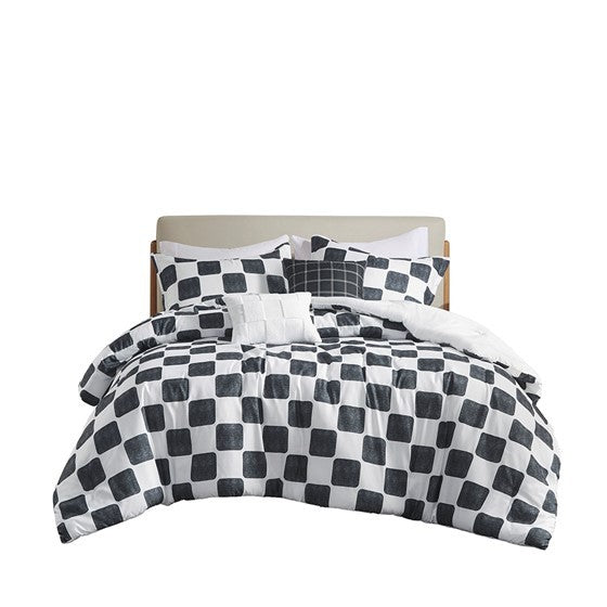 Twin Twin Xl Checkered Comforter Set