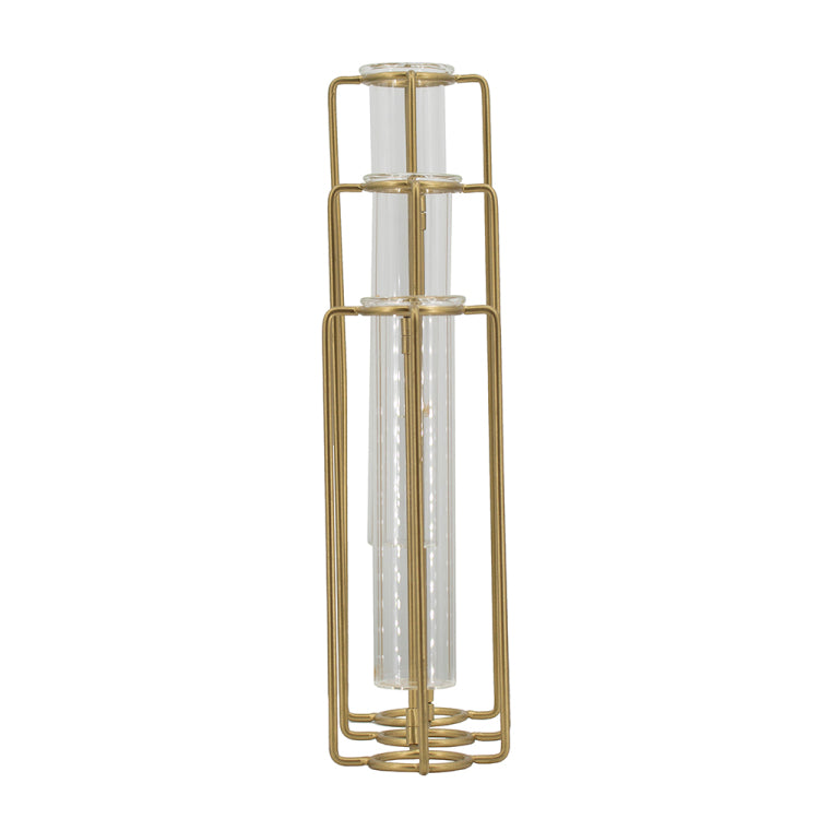 8.5X2.8X15.3 Oversized Pedestal Beaker Vase