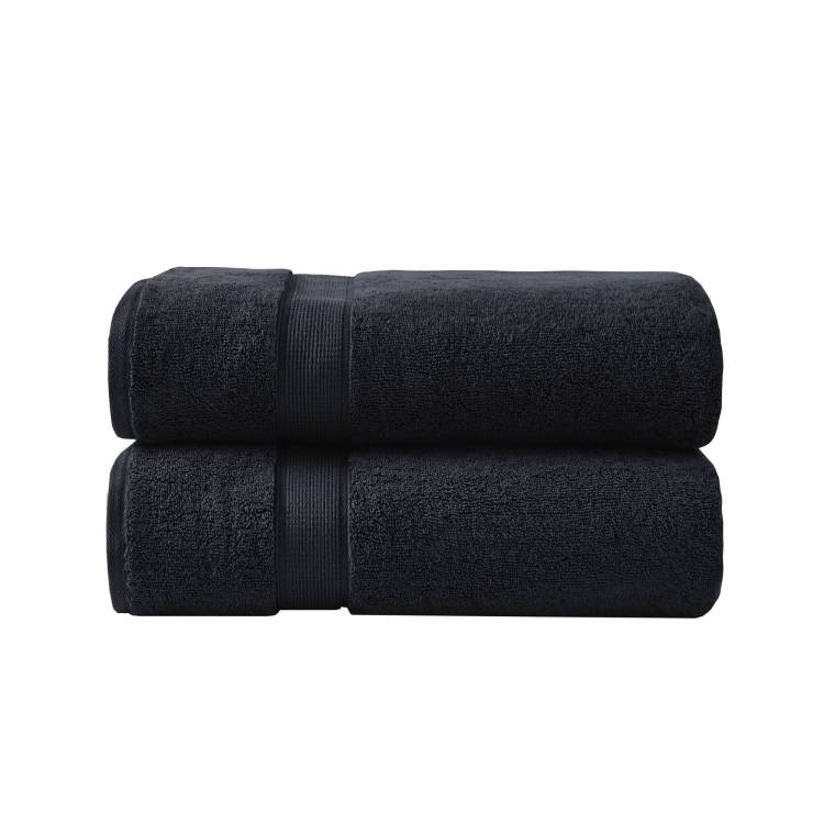 Ultra Soft 100% Cotton Absorbent Towel Set 34X68" 2Pk