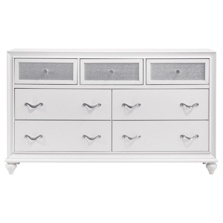 Randall White 7 Drawers Dresser
