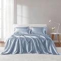 6 Pcs Queen Luxury Sheet Set Blue