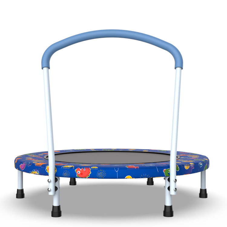 36Inch Mini Trampoline For Kids Ages 1 6 Indoor Outdoor Trampoline With Handle Fun For Kids