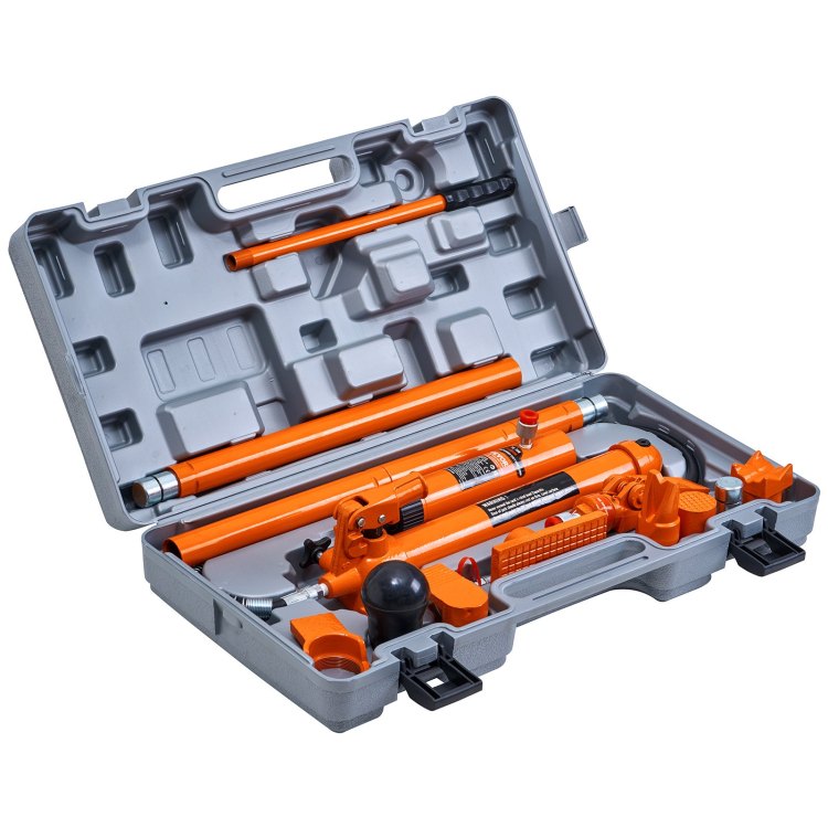 10 Ton Hydraulic Jack Air Pump Lift Ram Body Frame Porta Power Repair Kits
