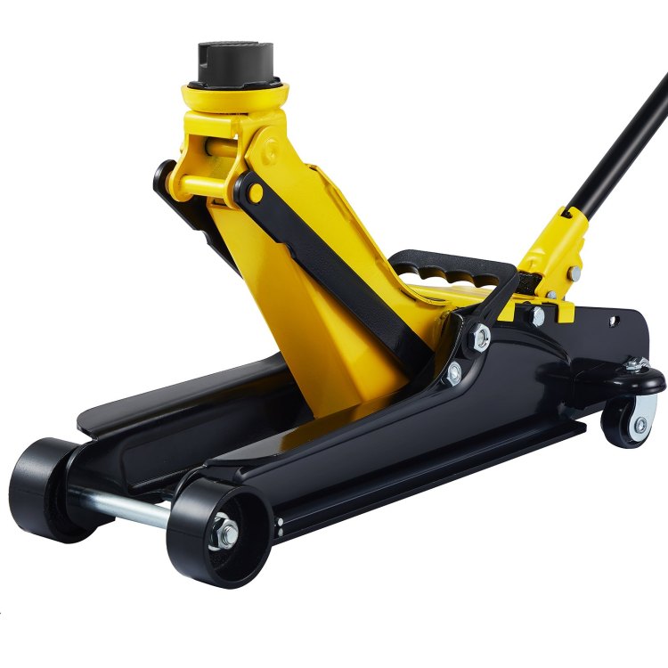 Low Profile Floor Jack 2.5 Ton Heavy Steel Single Piston Hydraulic Pump