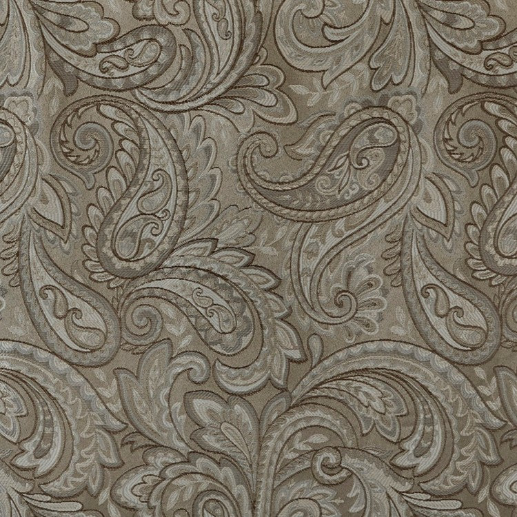 Jacquard Window Valance Blue Brown 50X18"