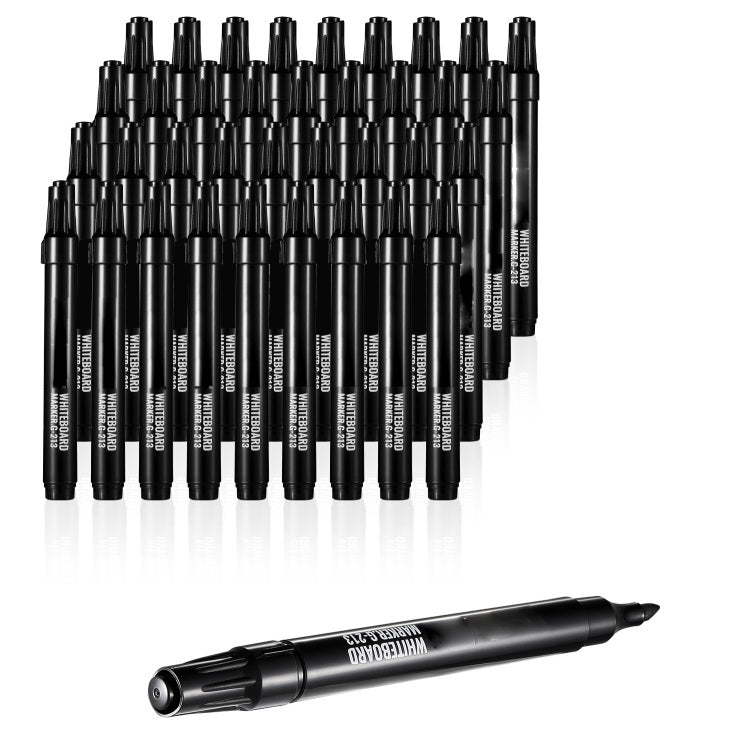 Dry Erase Markers 36 Count Black Whiteboard Markers Chisel Tip Low Odor