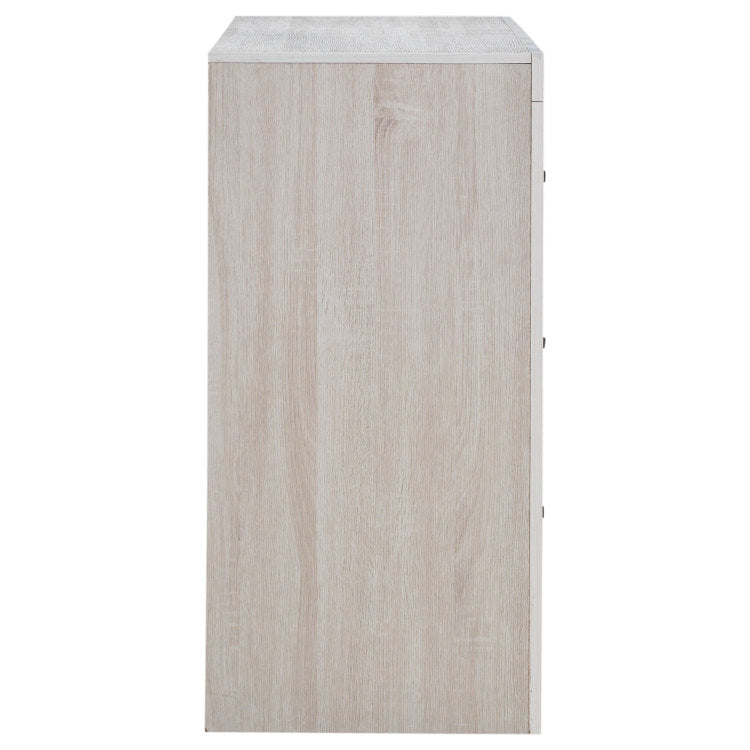 Sherwood Coastal White 6 Drawers Dresser