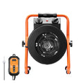 Greenhouse Heater With Thermostat, 1500W Fast Heating With Overheat Protection, 2 Speed Setting Small Grow Tent Heater, Electric Portable Heater Fan For Green House, Flower Room, Workplace