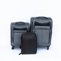 20 24 Travel Case Two Piece Suitcase Set Oxford Trolley Case Without Password Lock Universal Wheel Oxford Cloth Backpack Gray