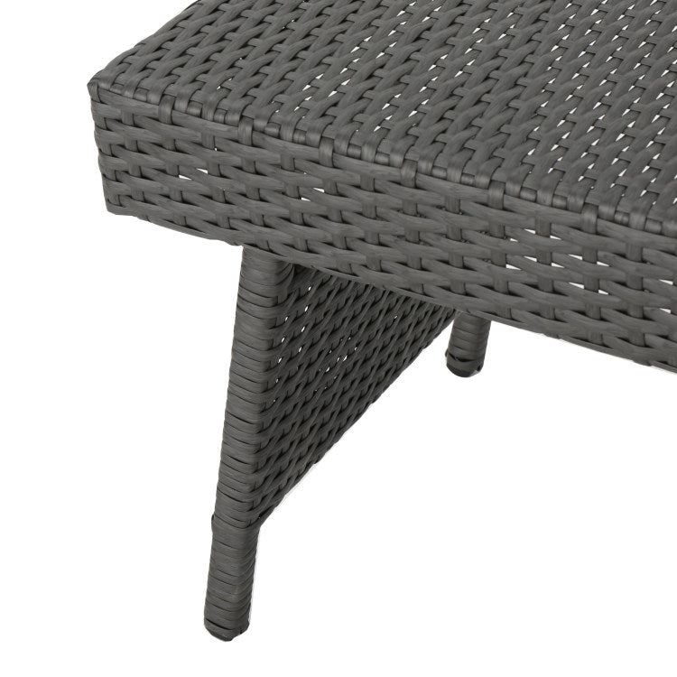 Salem Pe Wicker Snack Table