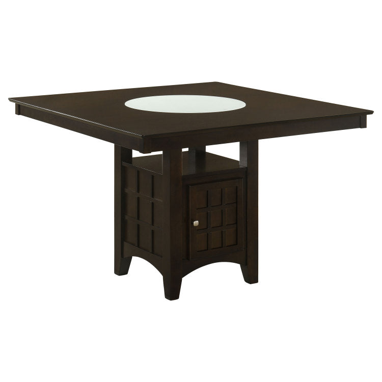 Tolland Cappuccino 1 Door Storage Counter Height Dining Table