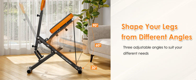 Squat Machine For Home Gym, Squat Rowing Machine With Adjustable Resistance And Optional Full Motion, Squat Assist Trainer For Glutes