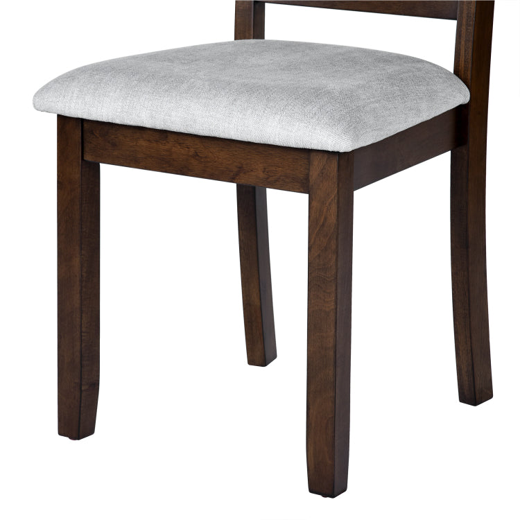 Dining Room Chairs Set Of 2, Accent Diner Chairs Upholstered Fabric Side Stylish Kitchen Chairs With Solid Wood Legs And Padded Seat
