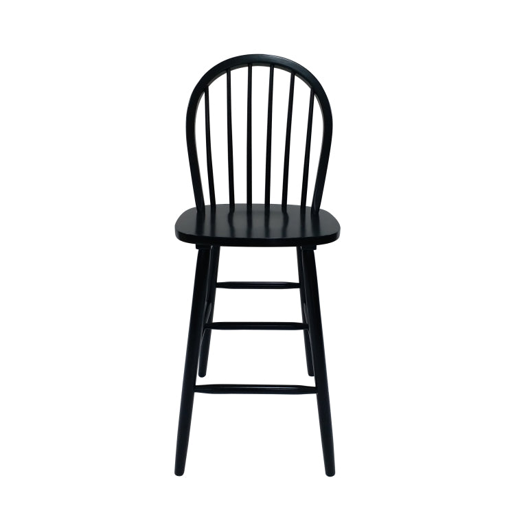 BARSTOOL black - rubber wood
