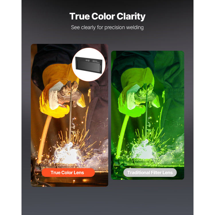 Auto Darkening Welding Lens 4.25" X 2" Shade 10 True Color Welding Lens