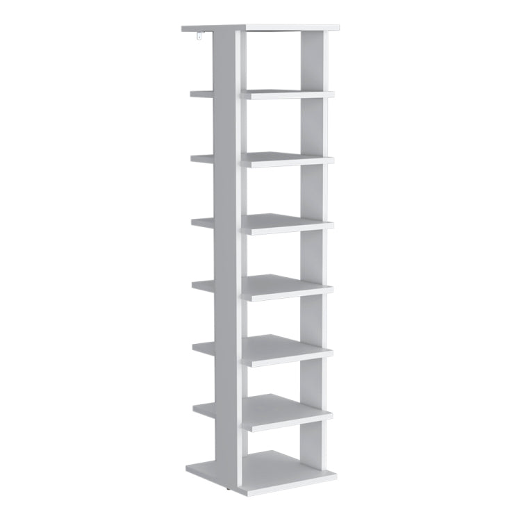Banks Shoe Rack Organizer, Badroom, White