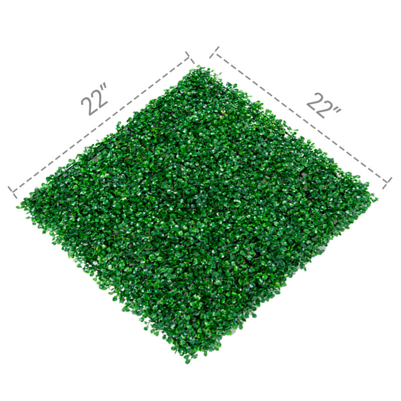 Artificial Grass Wall Panel Kit 24 Pieces Set, Realistic Milan Grass For Home & Office Decor