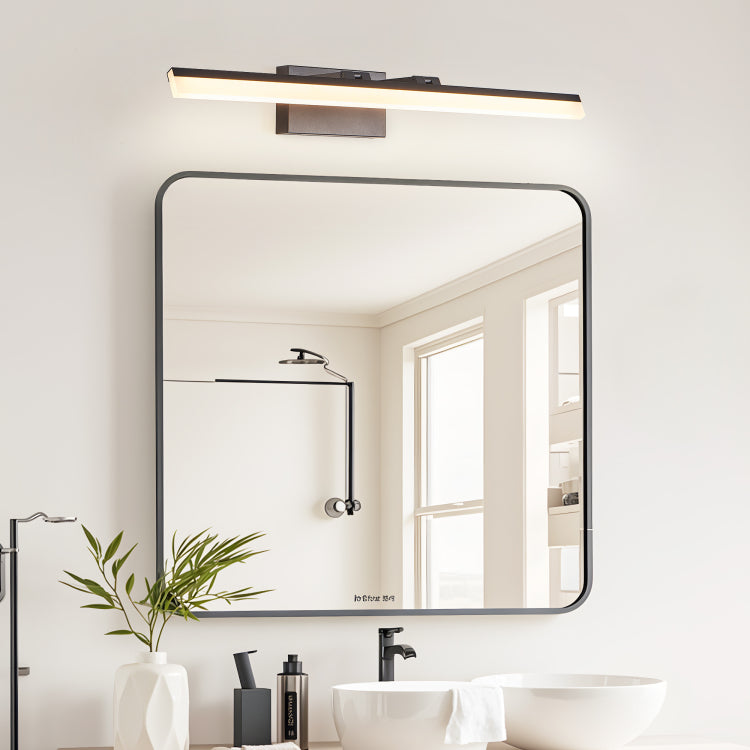 32 Inch Modern Led Bathroom Vanity Light Sleek Black Metal Wall Light For Mirror, Dressing Room Or Sink Area